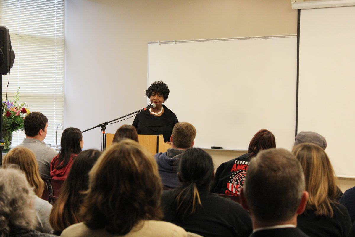 Johnnie Turner speaks to students. Joann Morales | THE ALL STATE