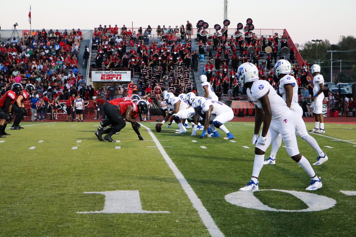 APSU beat Tennessee State 49-34 for their first OVC win of the season on Saturday, Oct. 6. VALARIE LINARES | THE ALL STATE