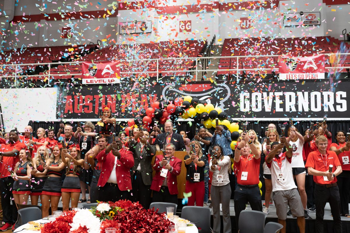 Austin Peay Athletics celebrate officially becoming members of the ASUN Conference. 