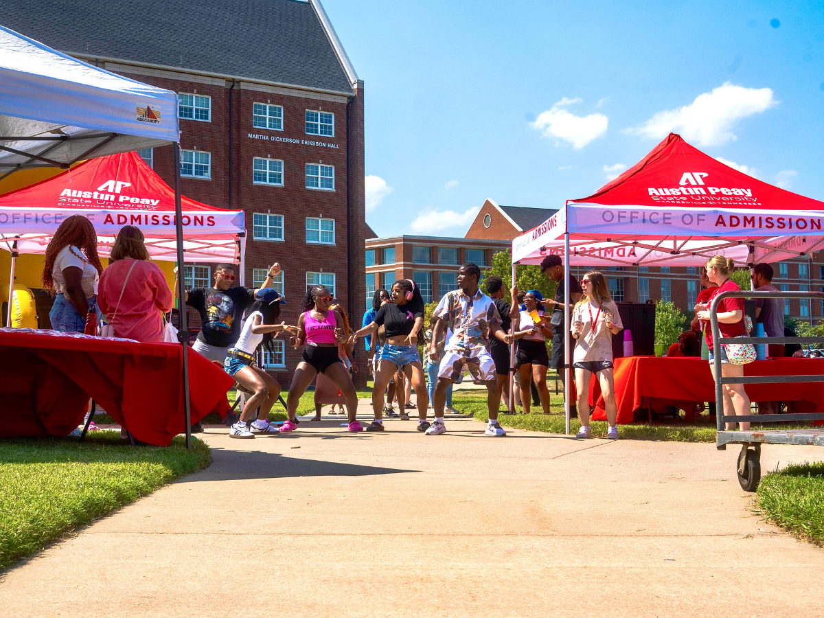 Bouncing, Splashing And Socializing At APSU's Govs Island