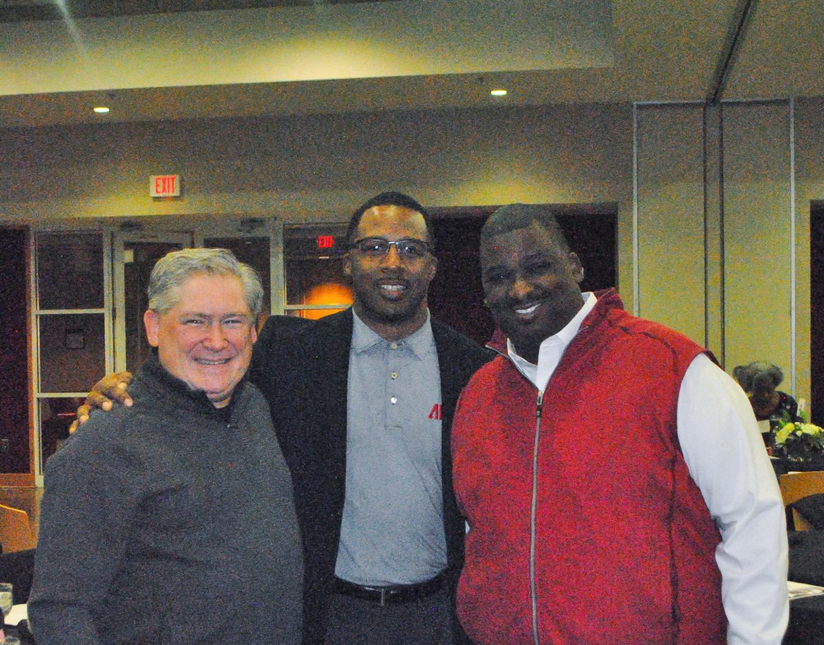 President Mike Licari, Vice President & Director of Athletics Gerald Harrison attended the breakfast to honor the life of Dr.Martin Luther King Jr on Monday. 