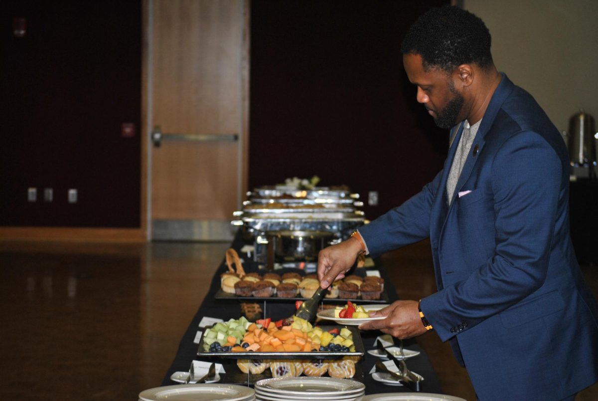 On Monday, the Faculty and staff enjoyed the breakfast served at the Martin Luther King Jr breakfast. 