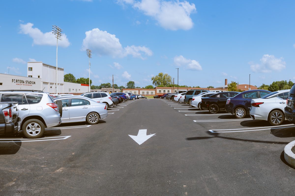 Parking Lot 7A has been split between faculty and students, causing it to be completely full most hours of the day.