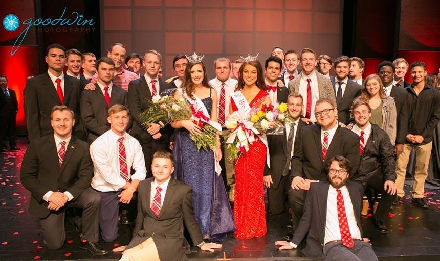 Members of Sigma Phi Epsilon Fraternity stand with Miss Austin Peay 208, Kayle Davis. CONTRIBUTED PHOTO: KRISHNA GOODWIN | GOODWIN PHOTOGRAPHY