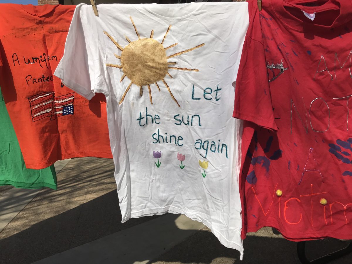 “Clothesline Project” provides anonymous haven to shares hidden tales of abuse, assault