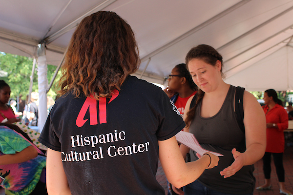 The Hispanic Cultural Center (HCC) welcomed students back with a food truck serving tacos.