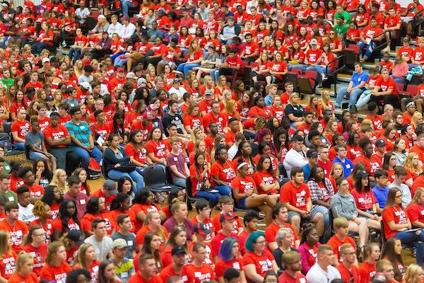 This year, Austin Peay welcomed more than 2,000 freshmen, it's largest freshman class in school history.