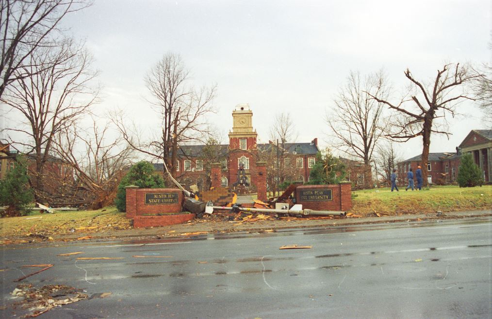 Tornado damage in 1999 v. what it looks like now