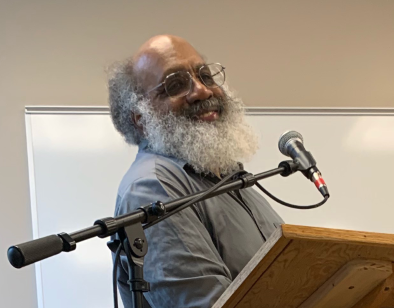 David Bradley during his presentation at the Asanbe Diversity Symposium on March 21. HAILEY BEACHAM | THE ALL STATE