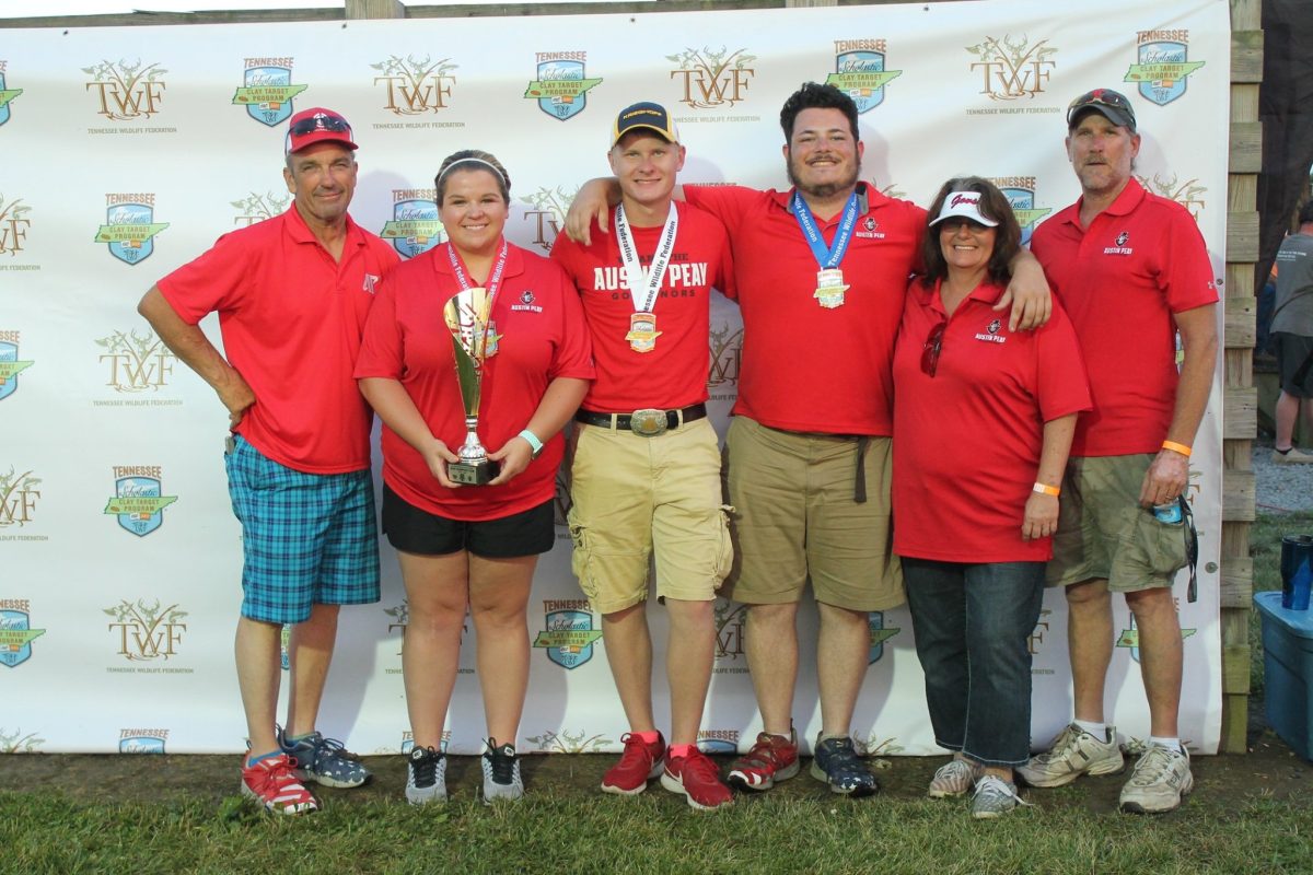 The Clay Target Club with their awards
Photo Courtesy of: Makayla Boisseau