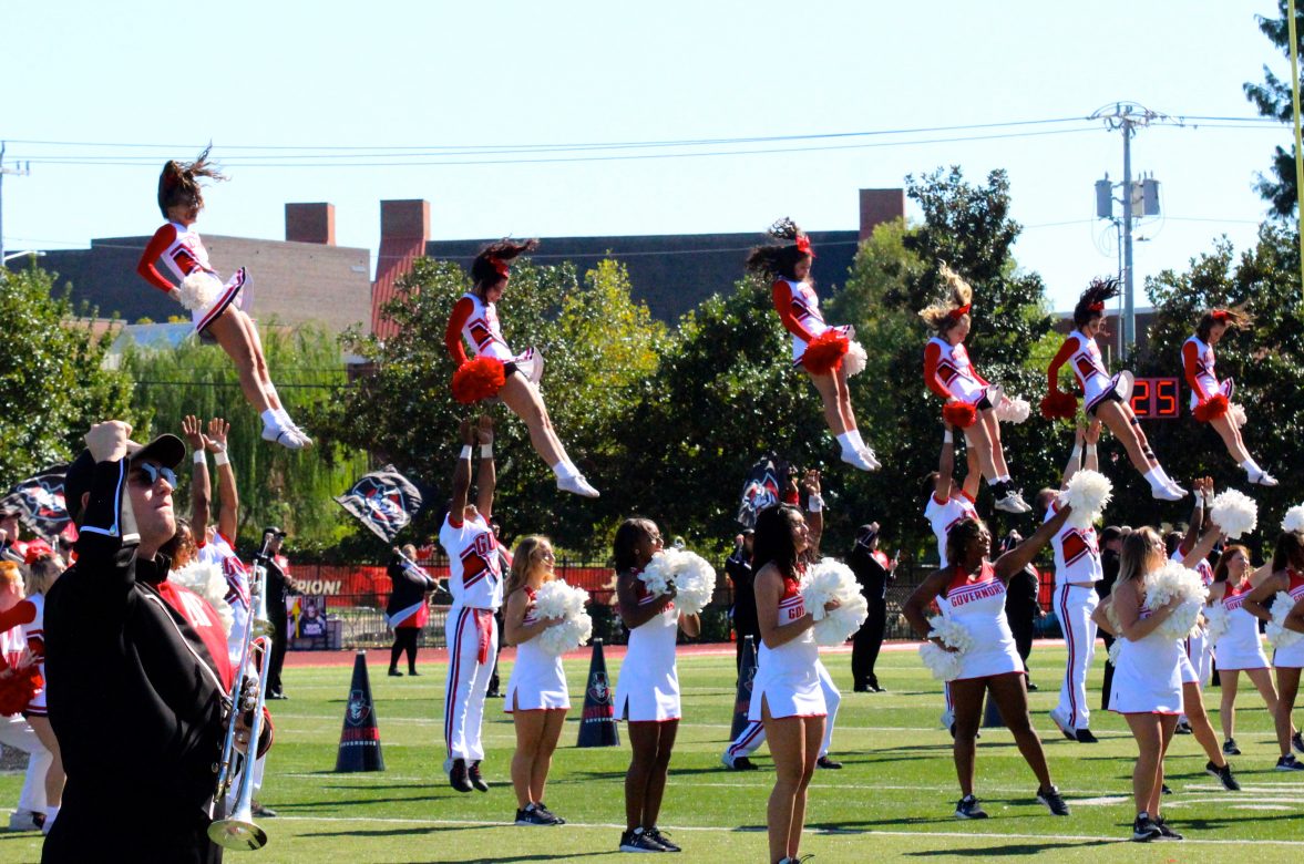 Govs Cheer team soar to ahead of victory over southeastern Missouri