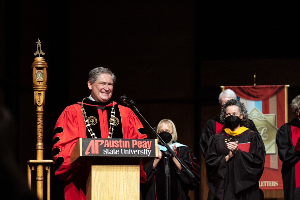 President Michael Licari was installed at the university on Friday, Nov. 5. JENNIFER LINDAHL | THE ALL STATE