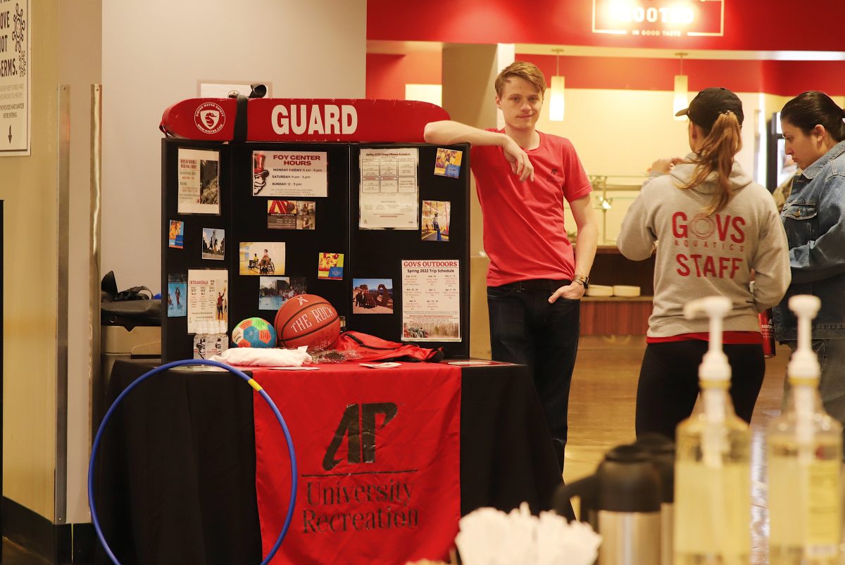 Austin Peay’s Foy teaching students how to be kind to their bodies. ZOE MILLS| THE ALL STATE