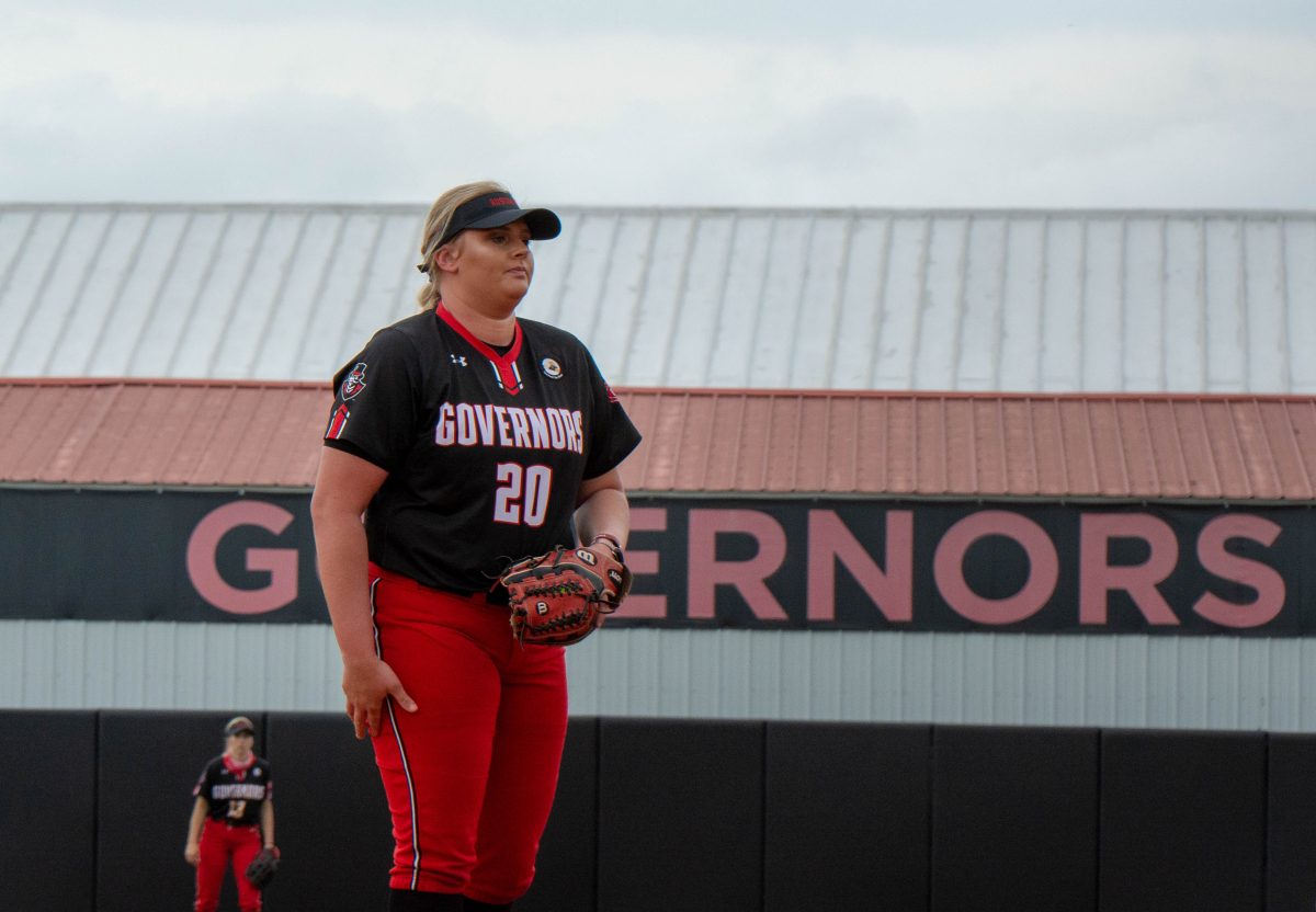 Harley Mullins pitches seven innings on 3/20/22 in a battle against Belmont. 