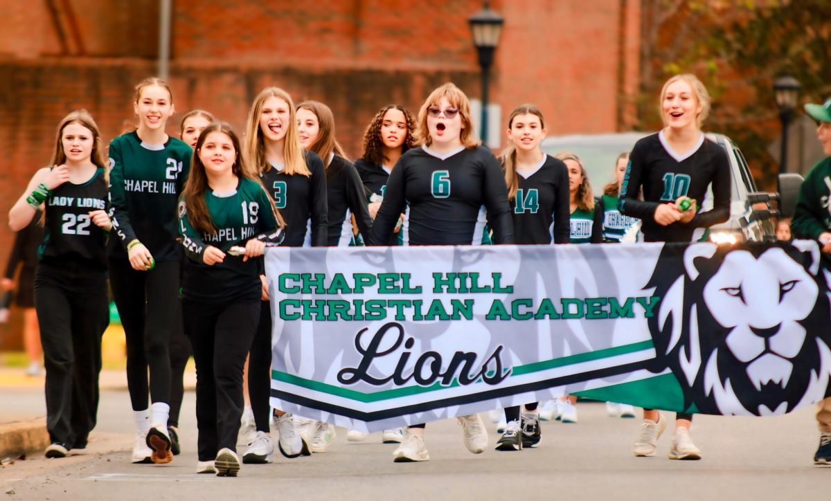 Chapel Hill Christian Academy (Clarksville, Tenn.) participated in Austin Peay's 79th Annual Homecoming Parade yesterday morning.