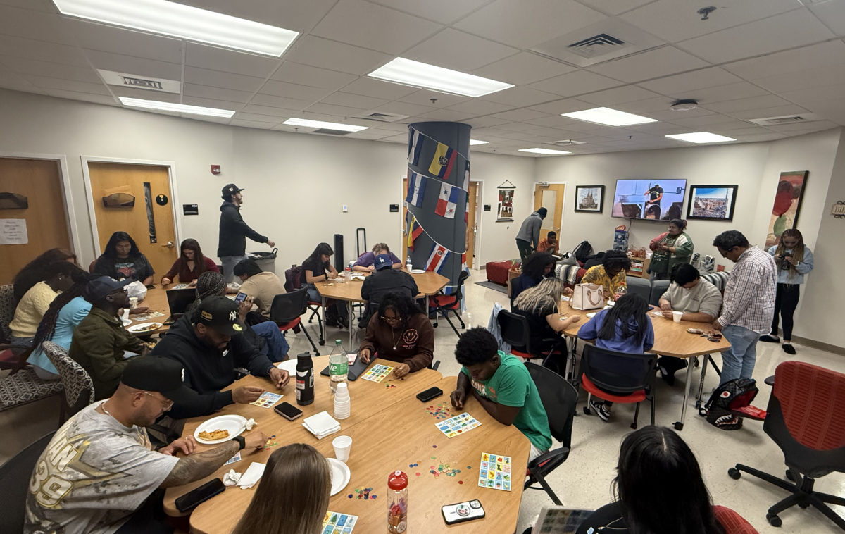 Students played rounds of La Loteria at the Dia de los Muertos Meet and Greet on Nov. 1.