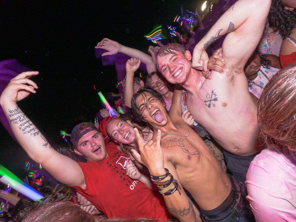 APSU students gather at the Intramural field to celebrate the 5th annual Glowchella event on Friday, Aug. 22, 2025