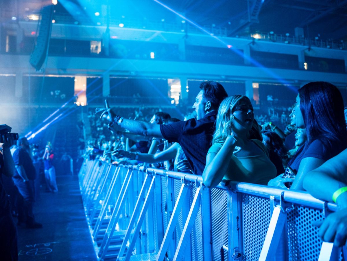 Austin Peay students in attendance at the Peayple's Concert held at F&M Bank arena Sept. 26, 2025.