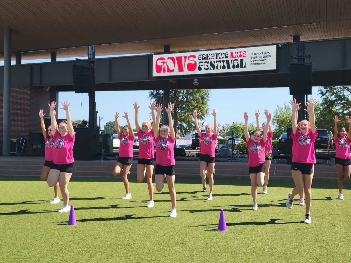 Natalie's Dance Studie performing at the Govs Creative Arts Festival