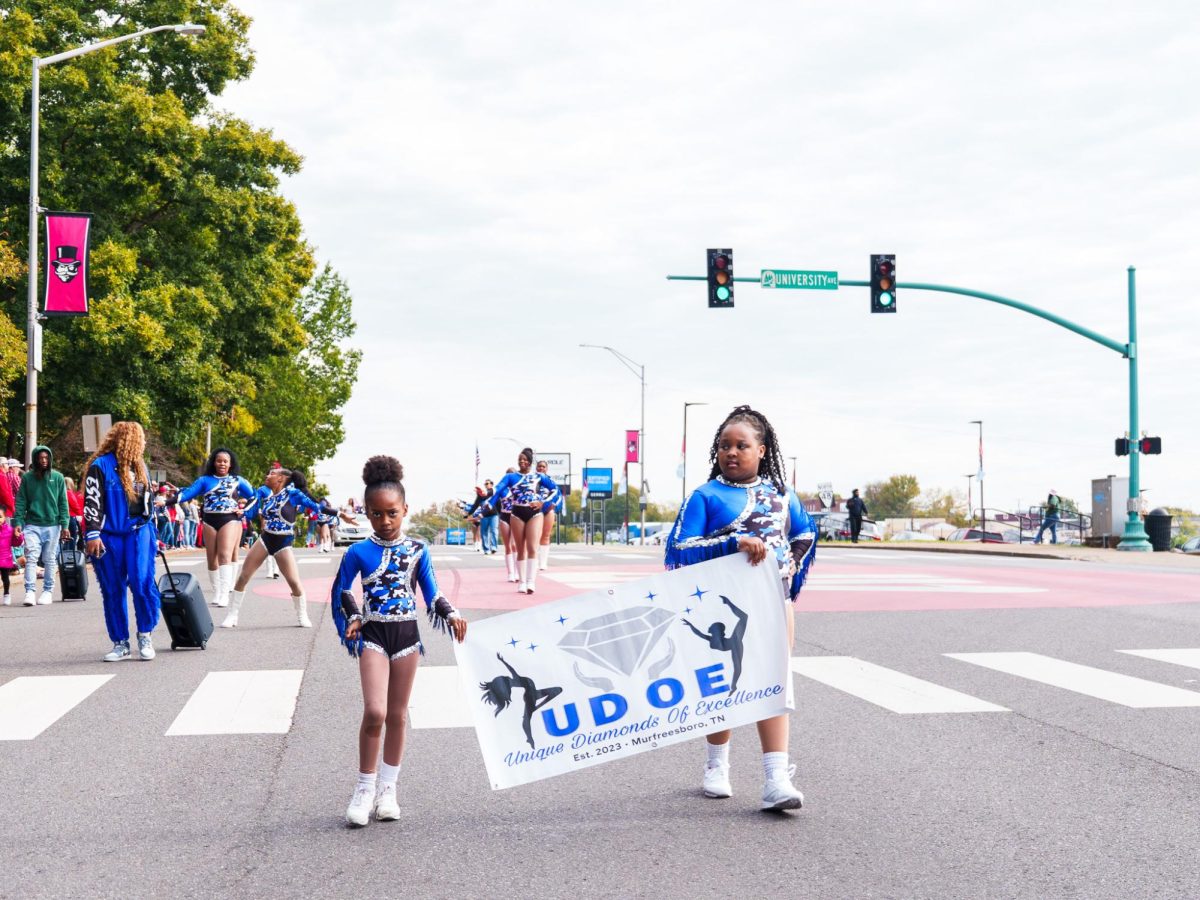 Udoe dance studio participates in 2025 homecoming parade October 25 2025 in Clarksville TN