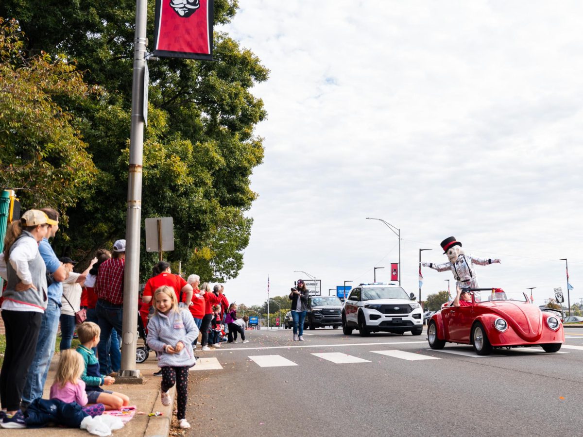 The Austin Peay Gov participates in the 2025 Homecoming parade held October 25th 2025 in Clarksville TN