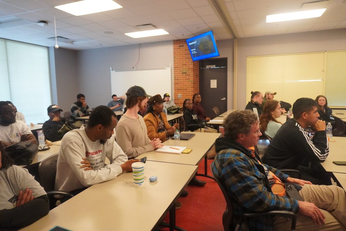 APSU students and faculty in attendance of the Math and Stat Industry Seminar Series Kick Off on February 11, 2026