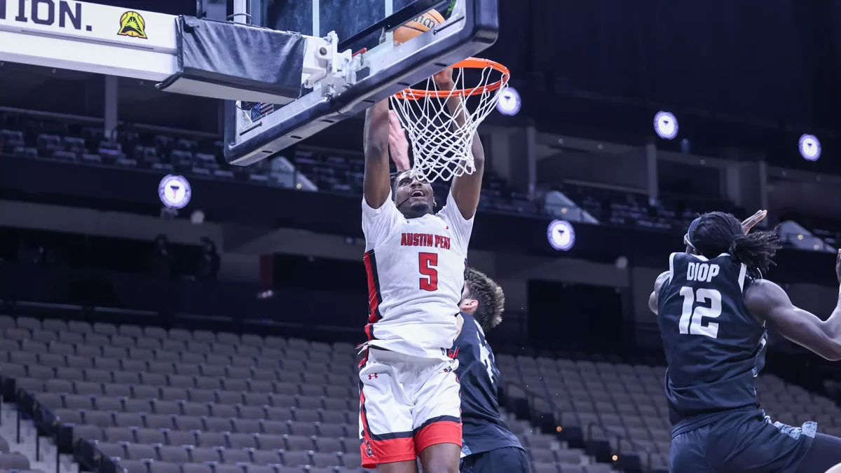 Austin Peay State University beat Stetson University 69-60 on March 6, 2026, at VyStar Veterans Memorial Arena in Jacksonville, Florida.