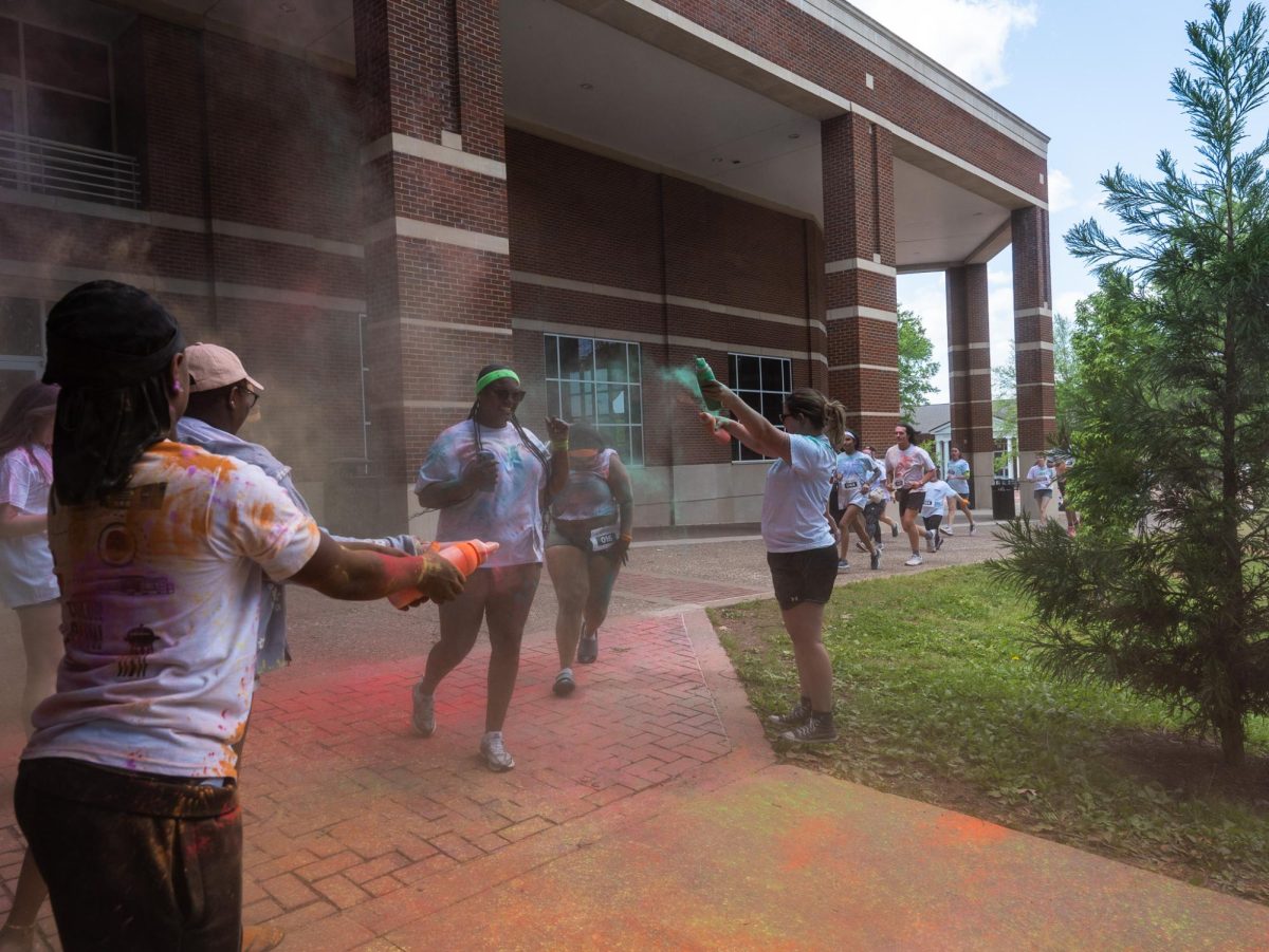 APSU students participate in the annual Color Run Sunday, April 19, on Austin Peay's campus hosted by APSU Student Life and Engagement.