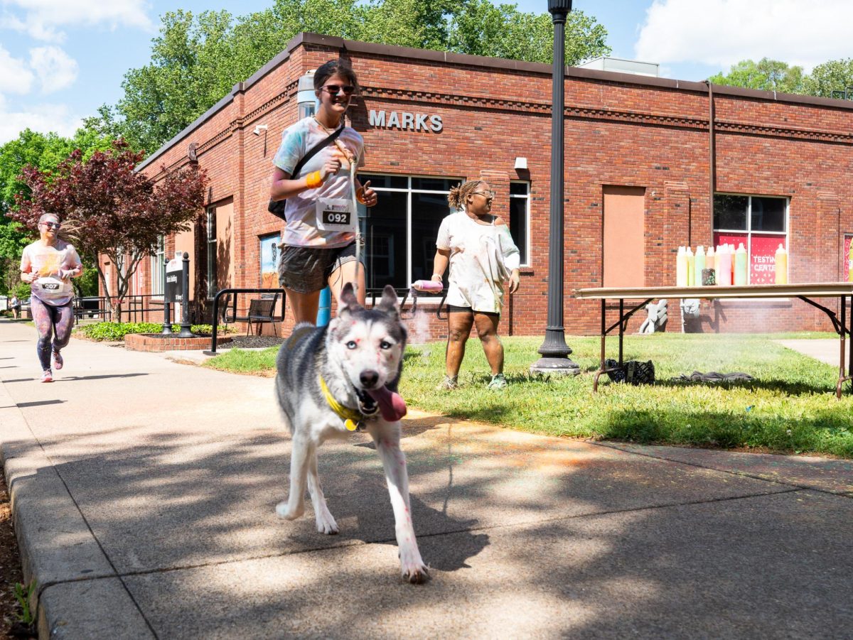 APSU students participate in the annual Color Run Sunday, April 19, on Austin Peay's campus hosted by APSU Student Life and Engagement.
