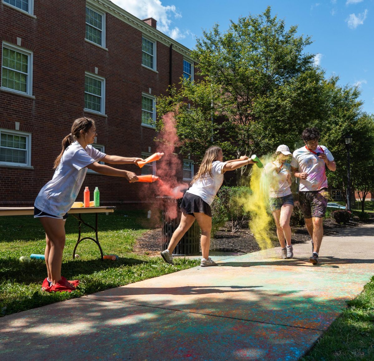 APSU students participate in the annual Color Run Sunday, April 19, on Austin Peay's campus hosted by APSU Student Life and Engagement.