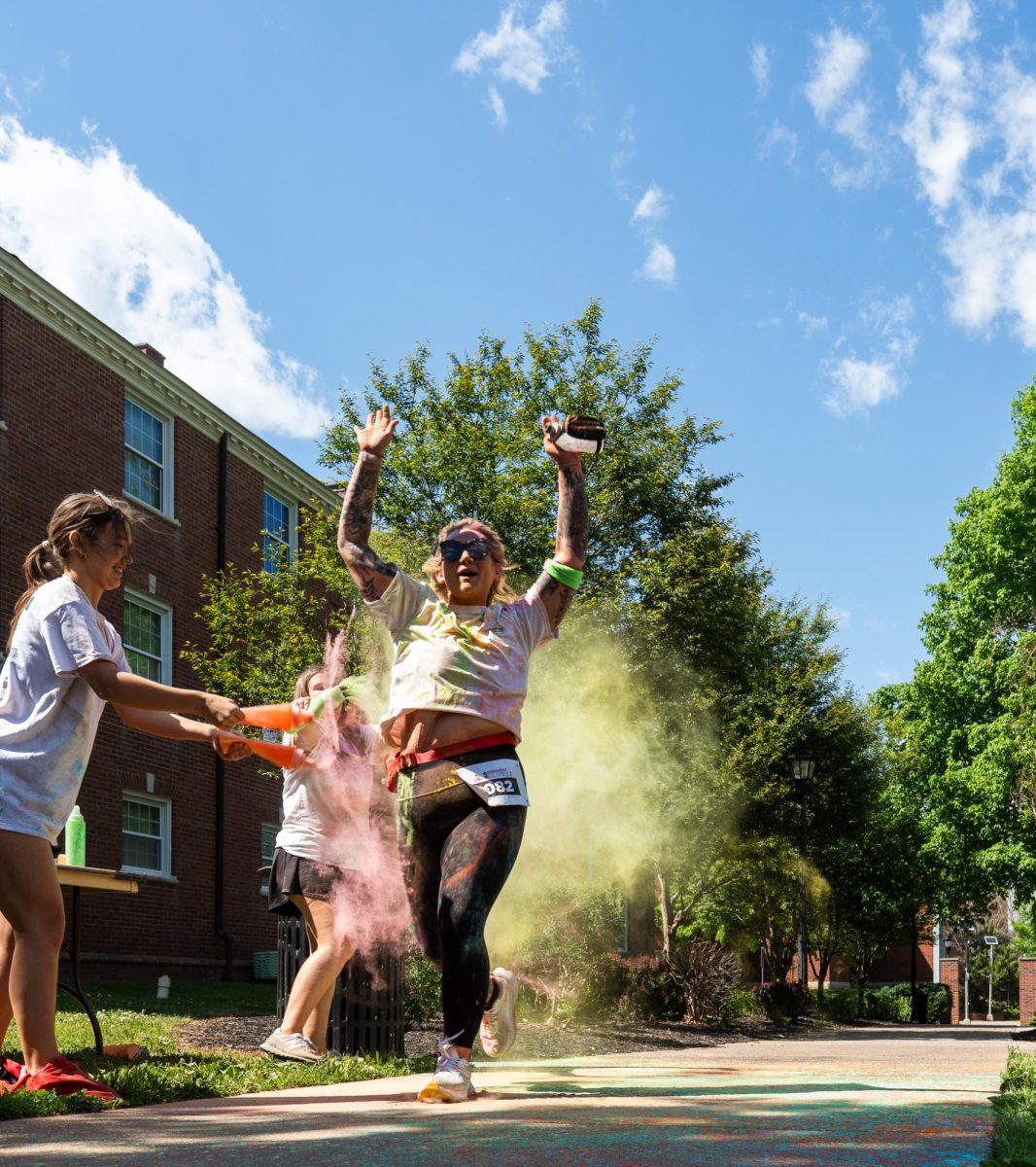 APSU students participate in the annual Color Run Sunday, April 19, on Austin Peay's campus hosted by APSU Student Life and Engagement.