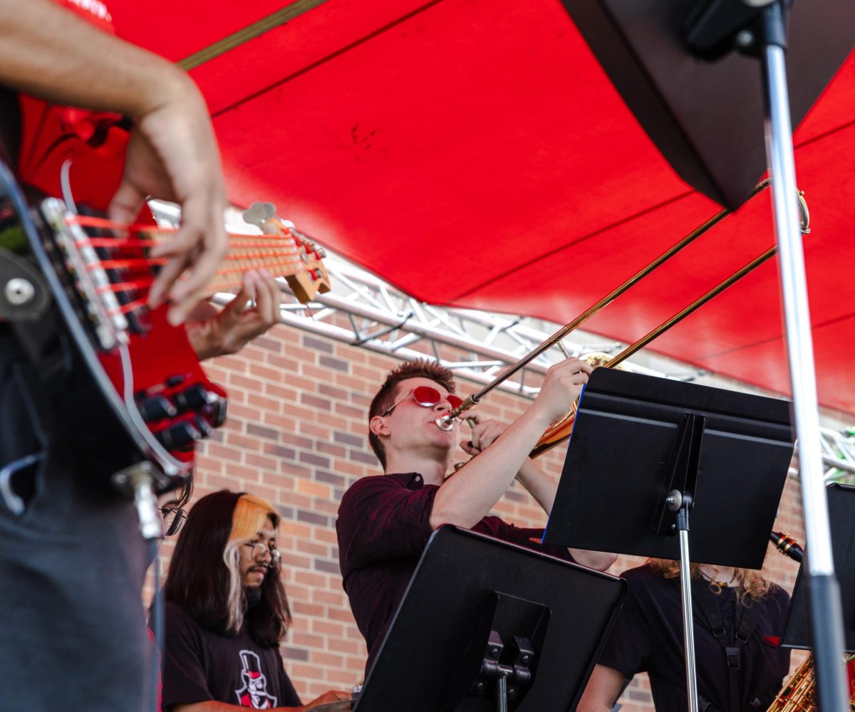Austin Peay State University Latin Ensemble performs during the Springtacular carnival, Saturday, April 11, in the Fortera Stadium parking lot, hosted by the Office of Student Life and Engagement and the Student Government Association.