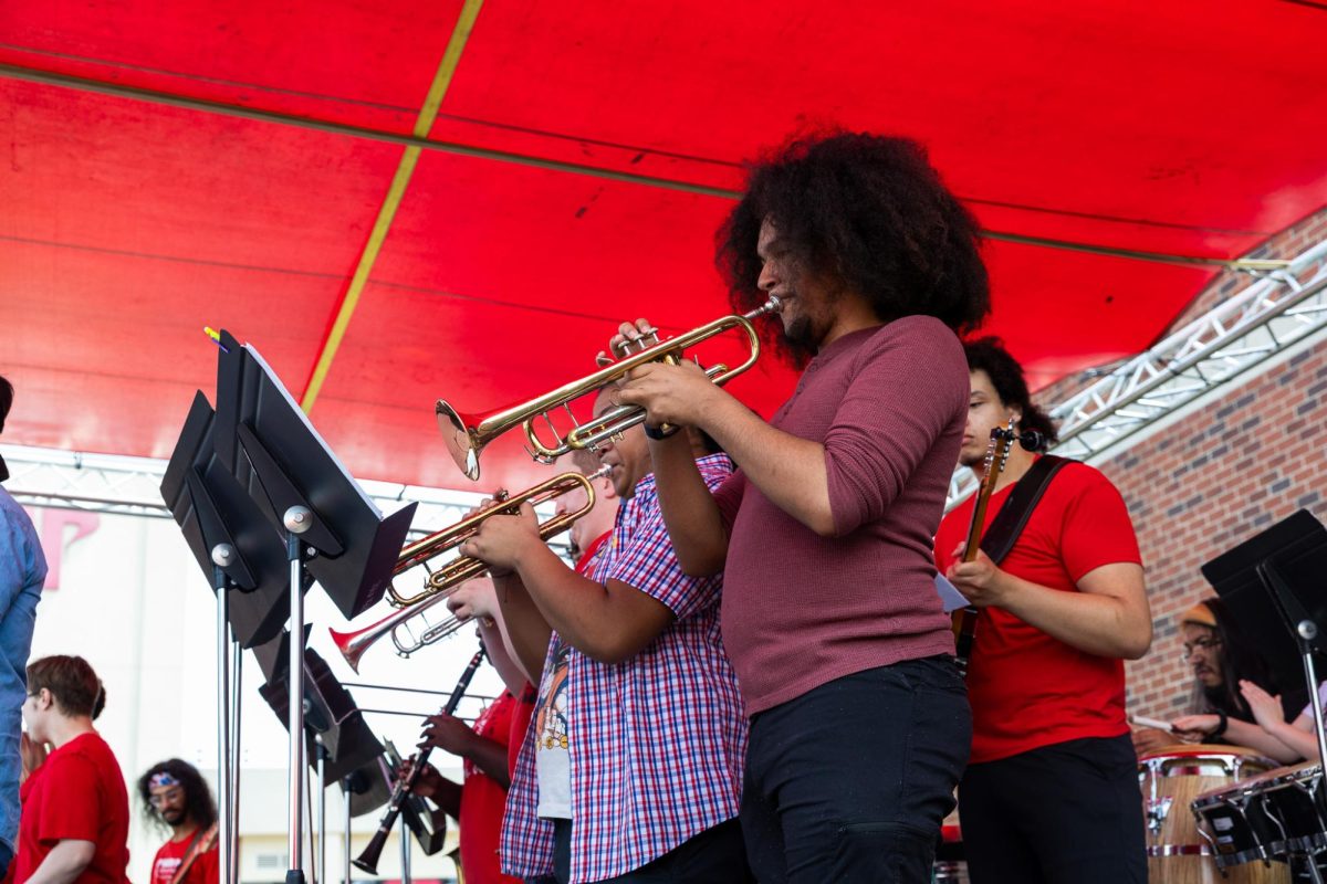 Austin Peay State University Latin Ensemble performs during the Springtacular carnival, Saturday, April 11, in the Fortera Stadium parking lot, hosted by the Office of Student Life and Engagement and the Student Government Association.