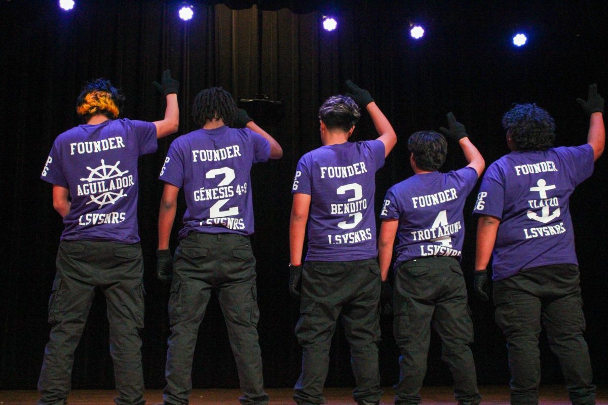 Austin Peay State University’s first-ever Sigma Lambda Beta chapter, SHIP Los Visionarios, pose with their names and positions Saturday, April 18, 2026.