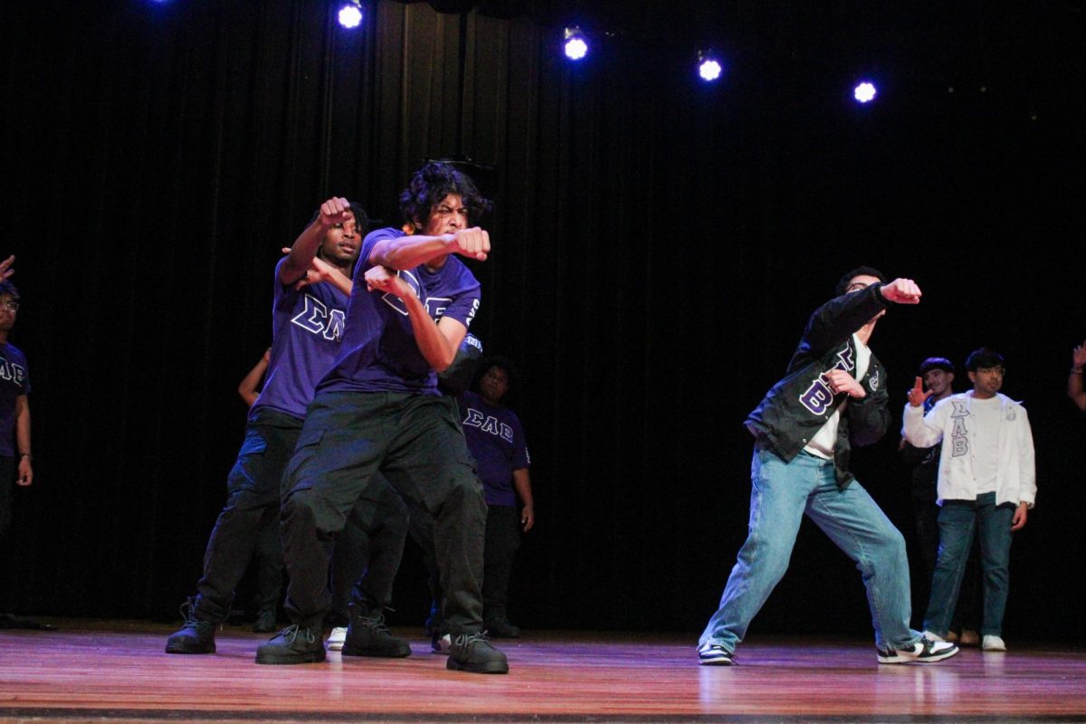 Austin Peay State University’s first-ever Sigma Lambda Beta chapter members perform their first official stroll Saturday, April 18, 2026.