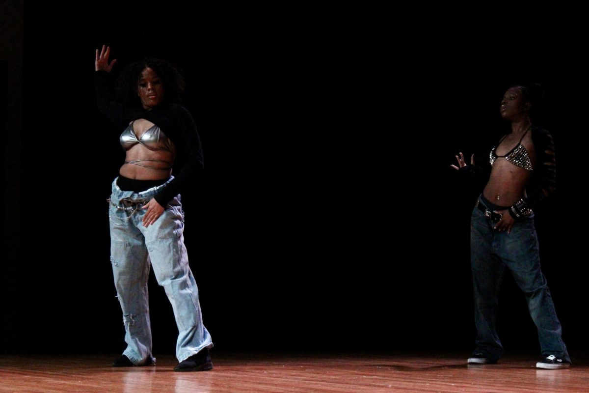 FUSE Dance Company members pose during intermission at the NPHC Stroll Off on Friday, April 24, 2026.