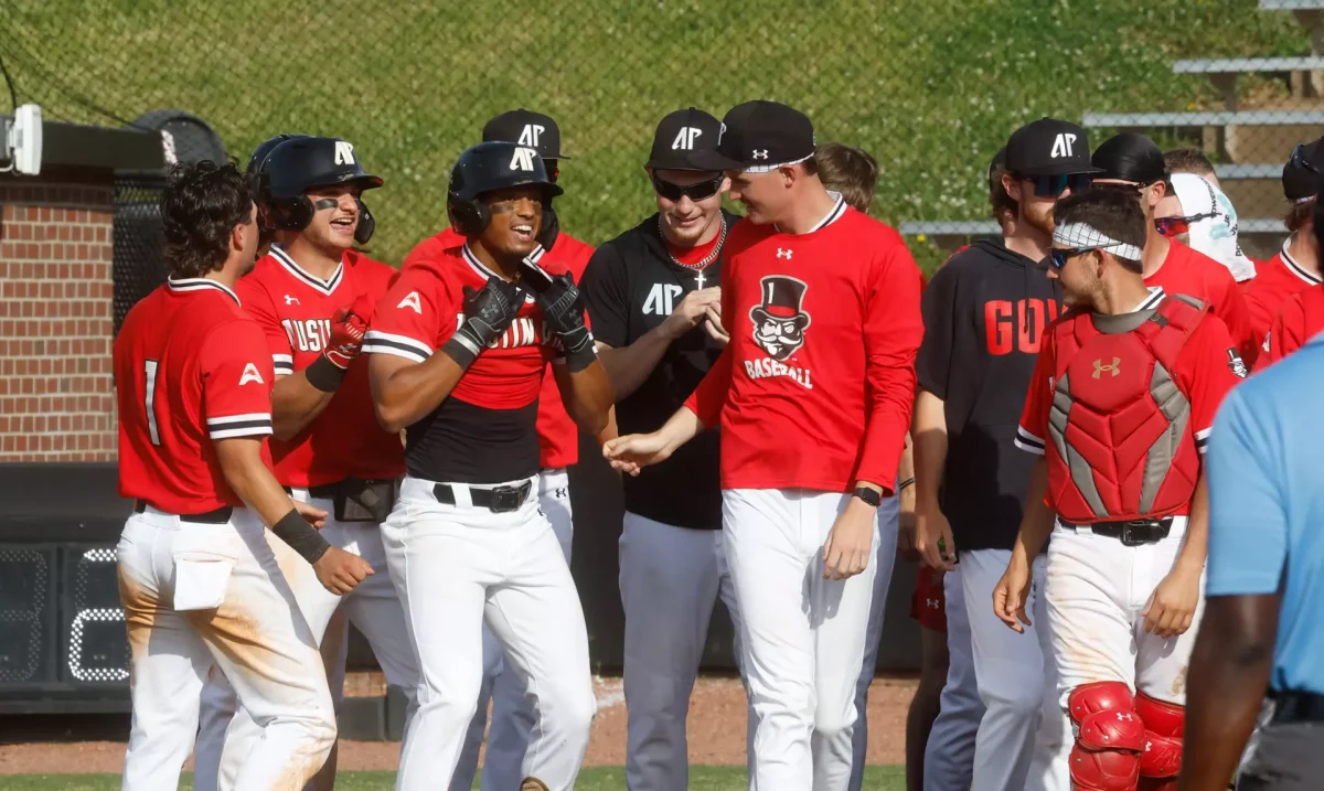 Austin Peay State University sweeps Bellarmine University in a weekend series at Raymond C. Hand Park.